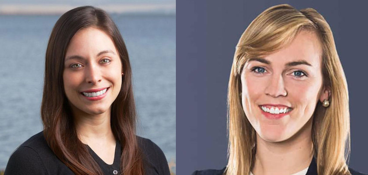 Casandra Espinoza Stewart on the left and Homeroom co-founder Christina Walker on the right