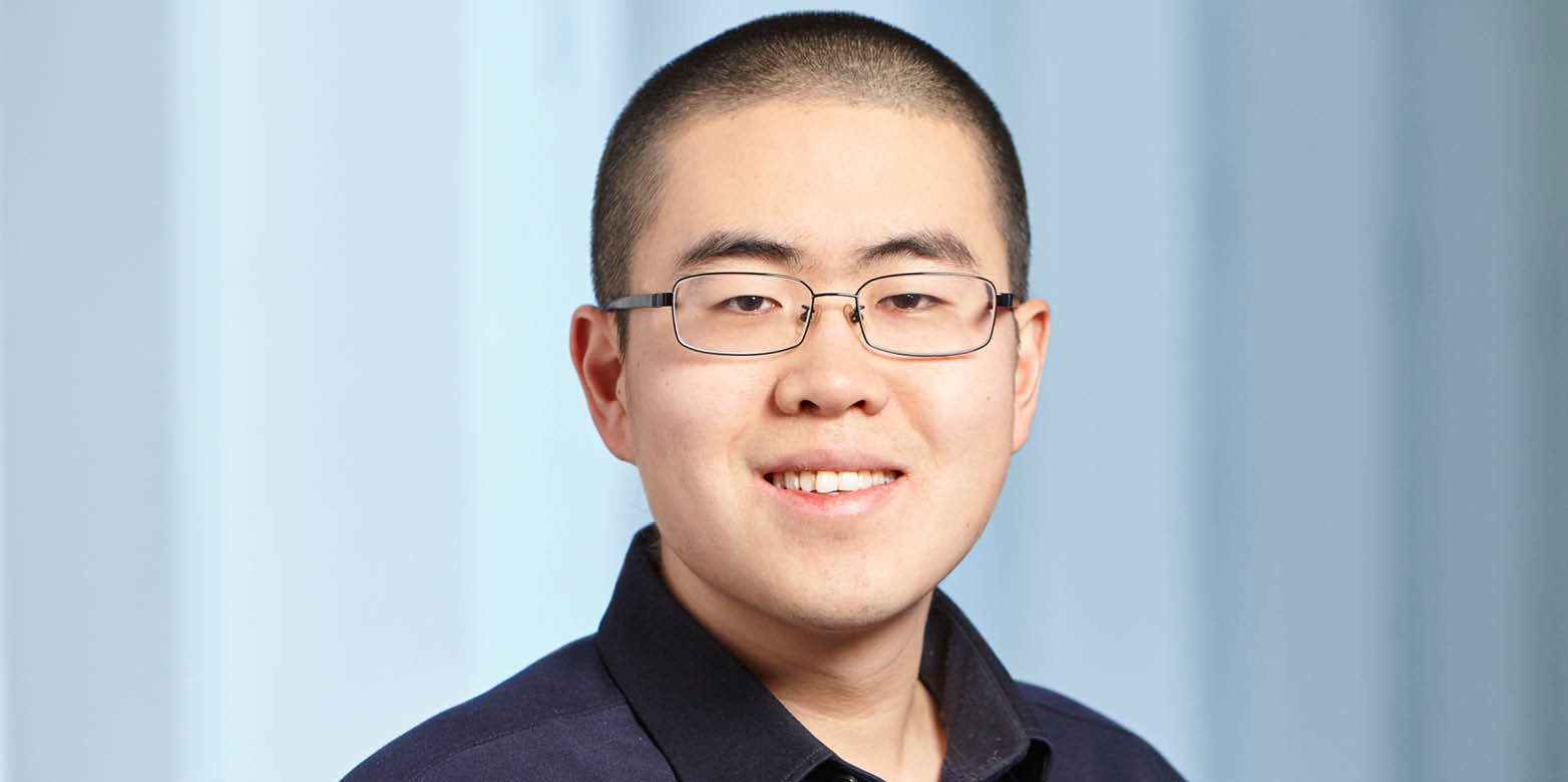 Ce Zhang in an ETH Zürich portrait from the start of his professorship