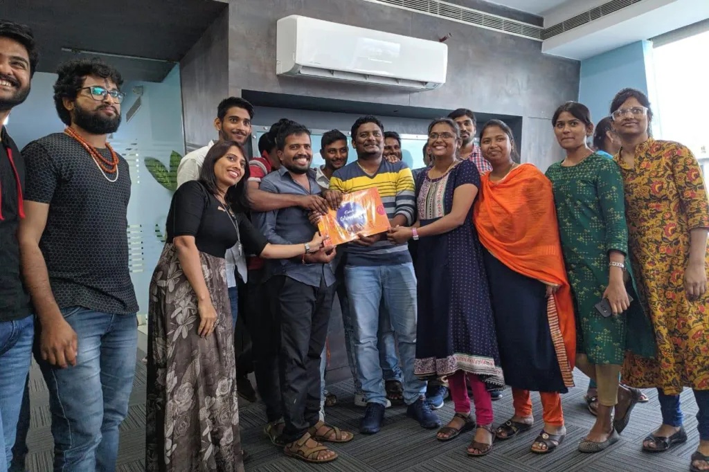 Ceipal colleagues gathered together in an office