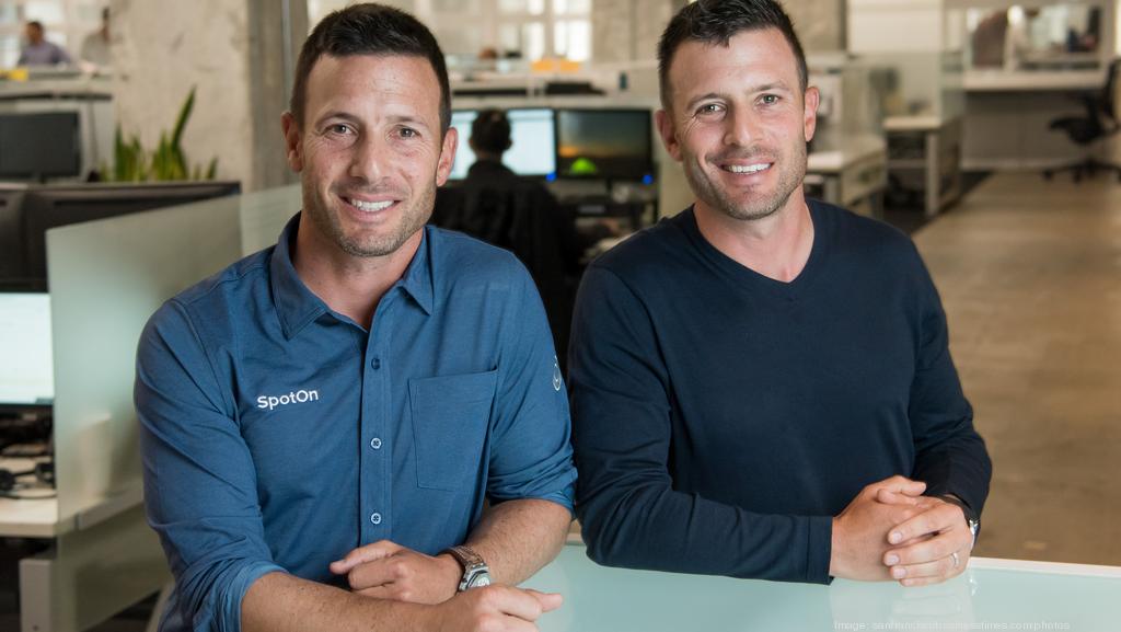 Central Payment founders Matt and Zach Hyman photographed together at their later company, SpotOn
