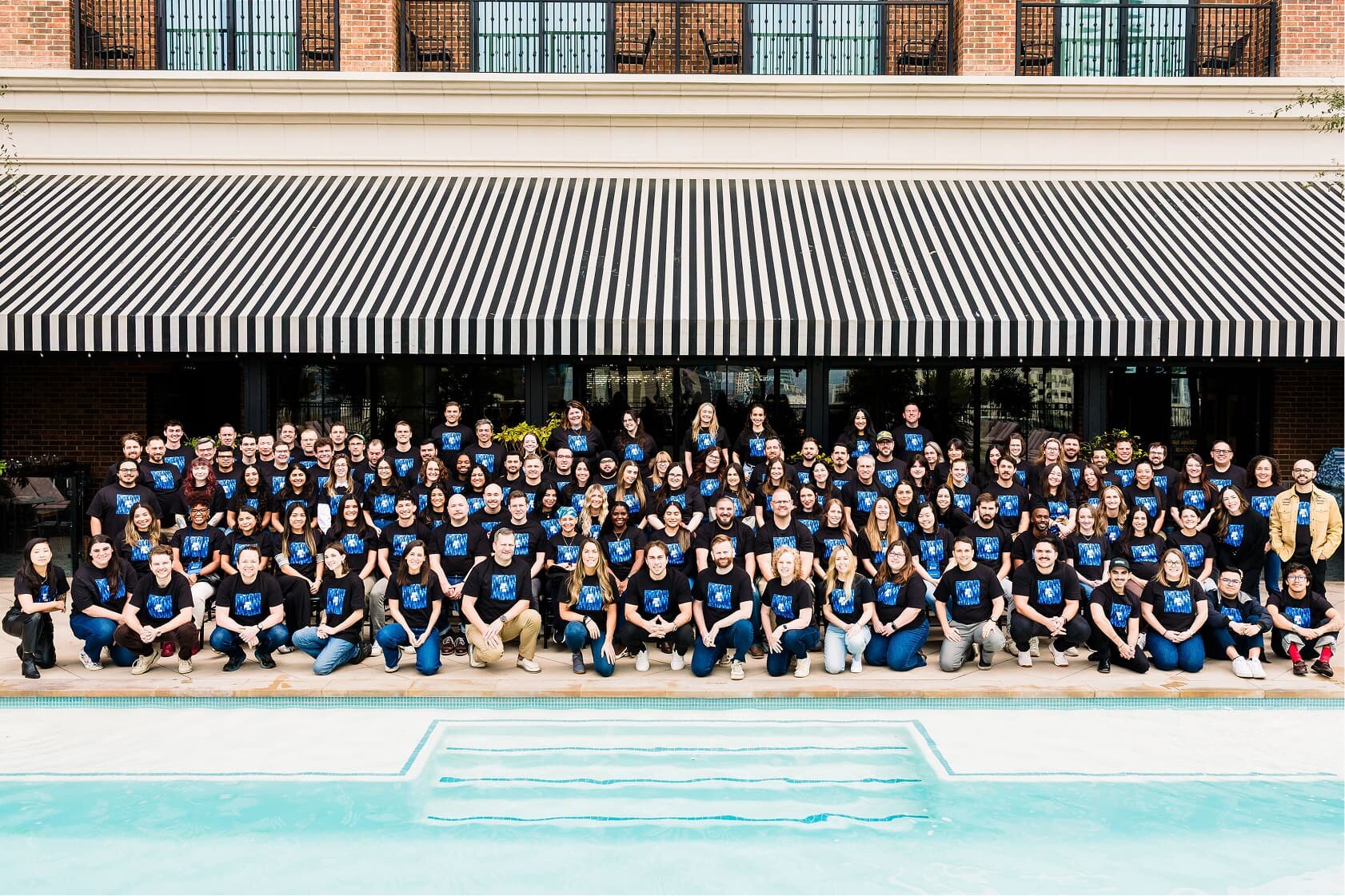 The CertifID team gathered outside a building