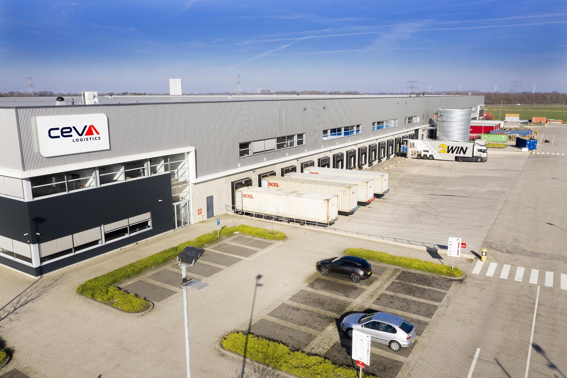 Interior of a CEVA Logistics warehouse