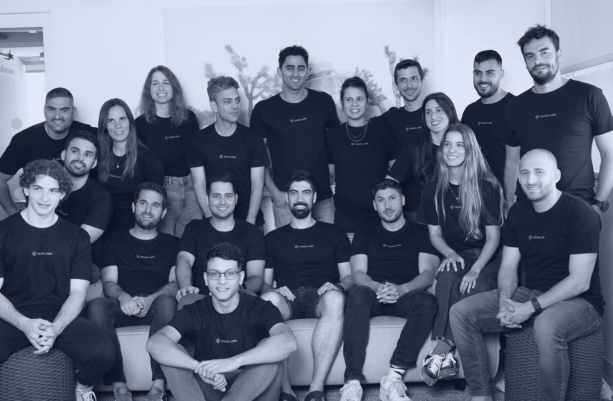 Chaos Labs team gathered together in a company photograph