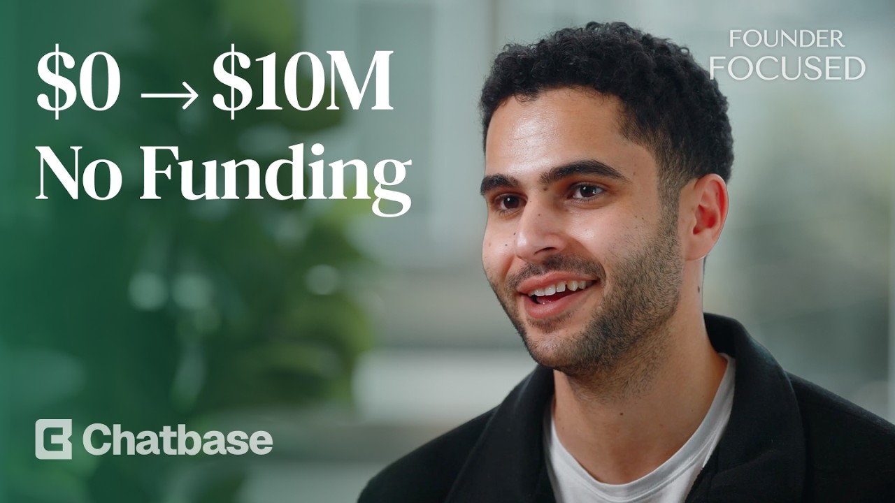 Chatbase founder Yasser Elsaid during a 2026 founder interview