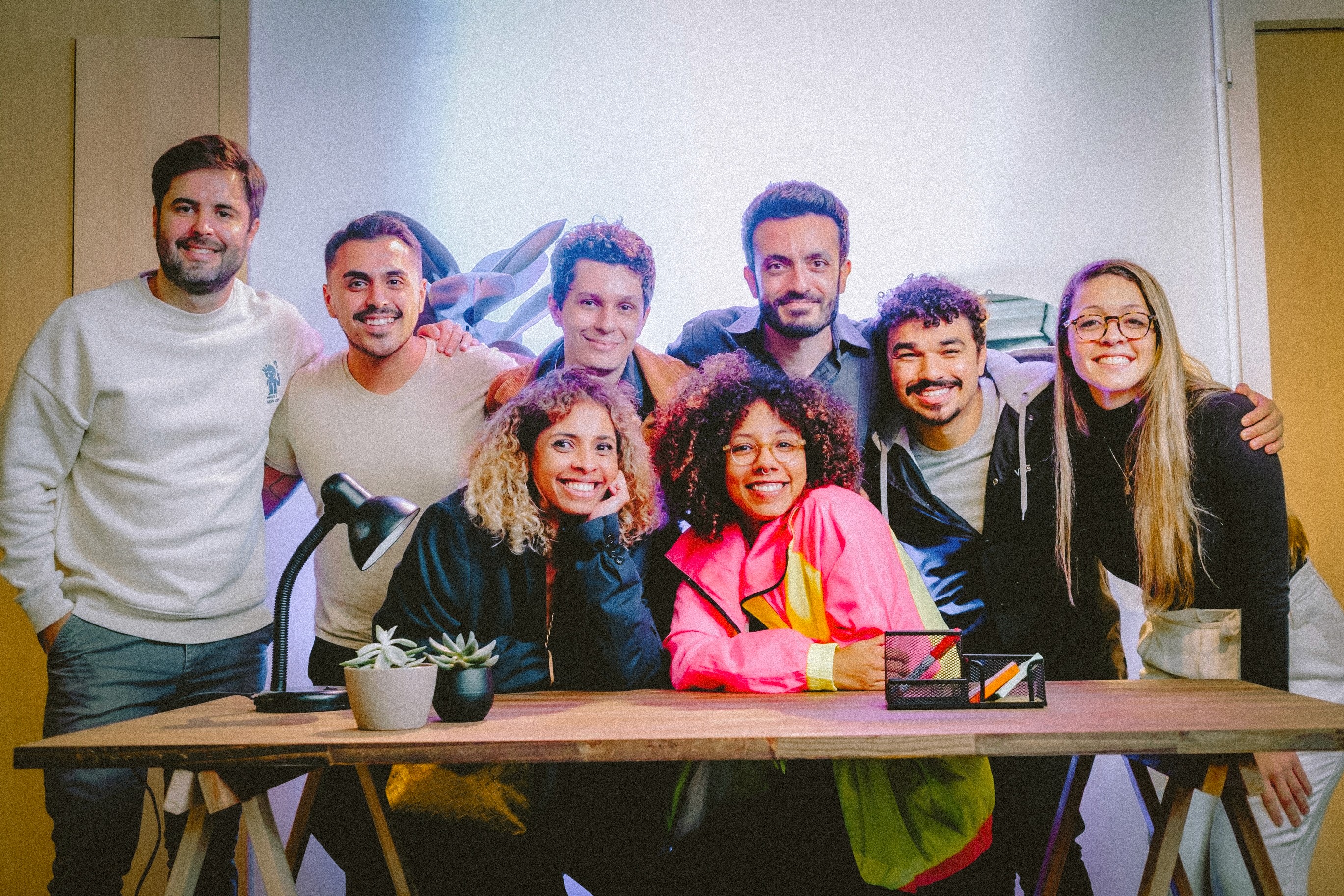 Coderhouse team gathered in an office