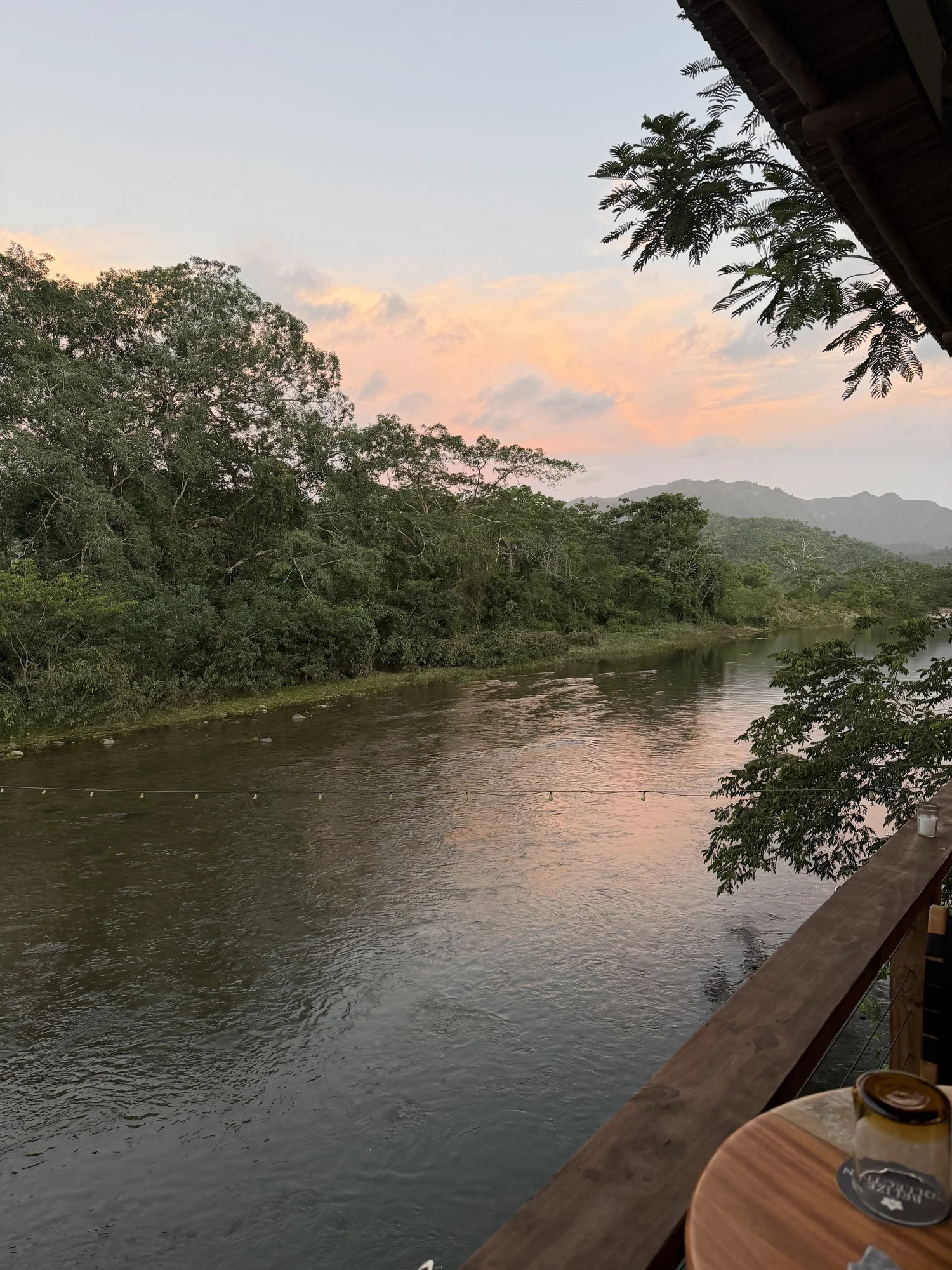 A river and forest landscape photographed during a CIIC PR immersion trip in Belize