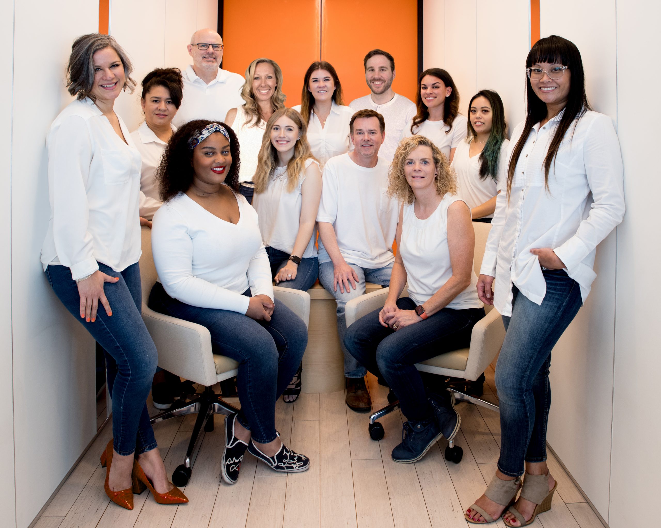 CIM Marketing Partners team members gathered in their Las Vegas office