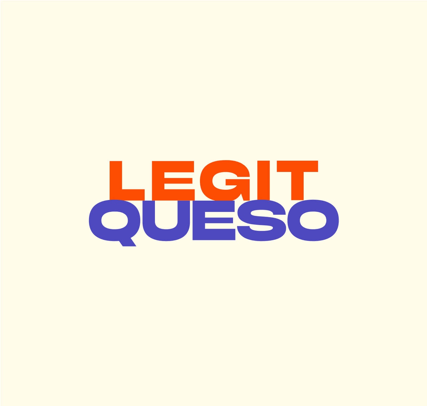 Citizen Best’s packaging and visual design for Legit Queso