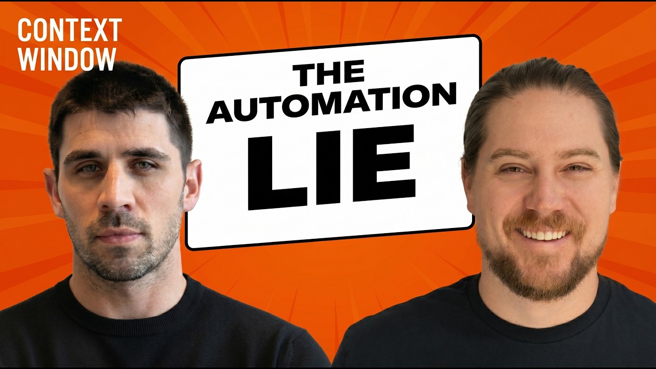 CJ Przybyl and podcast host Kyle Nakatsuji on the Context Window episode about automation