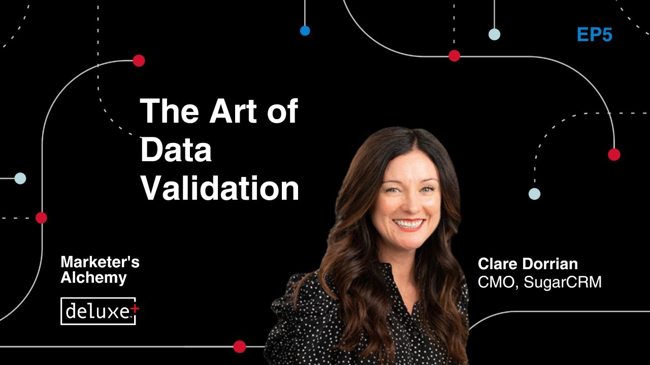 Clare Dorrian pictured in the Art of Data Validation episode of Marketer's Alchemy