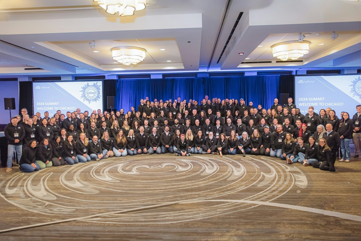 Cloud for Good employees gathered at the company’s 2024 summit in Chicago