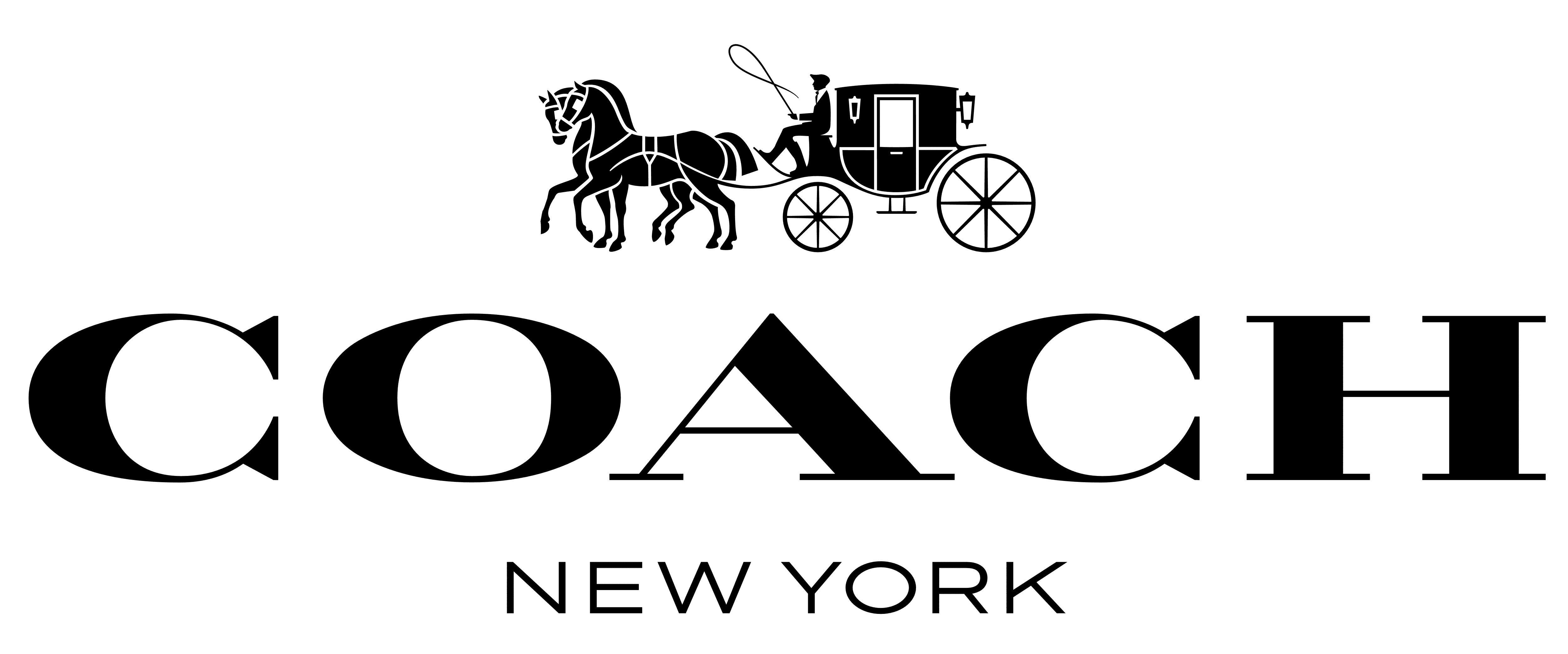 Coach New York logo with horse-and-carriage emblem