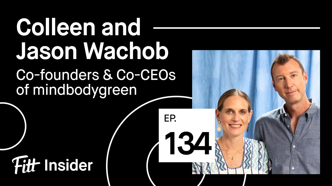 Colleen Wachob and Jason Wachob together for a recorded business interview