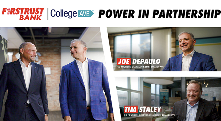 College Ave founders Joe DePaulo and Tim Staley in Firstrust’s Power in Partnership campaign