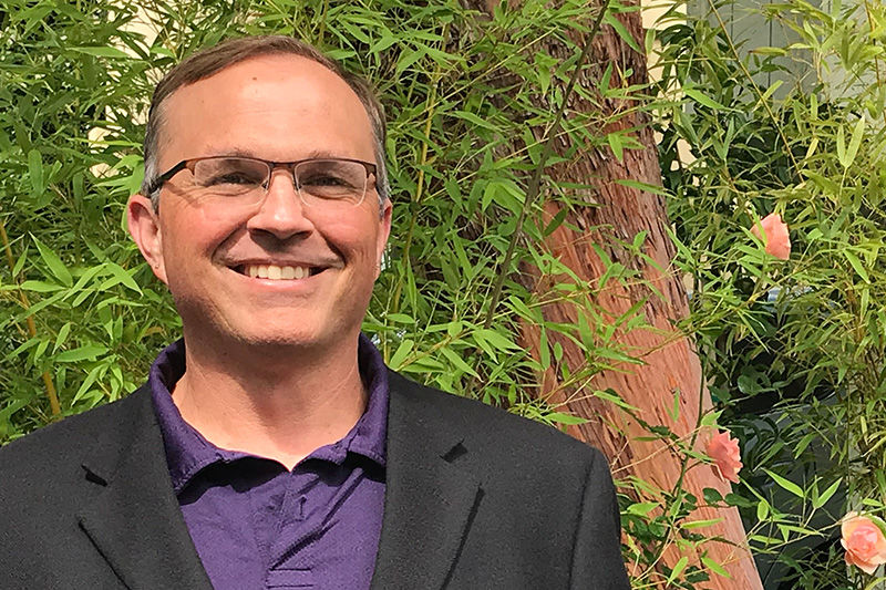 Craig Litwin, CoMission founder and CEO, standing outdoors in Sebastopol