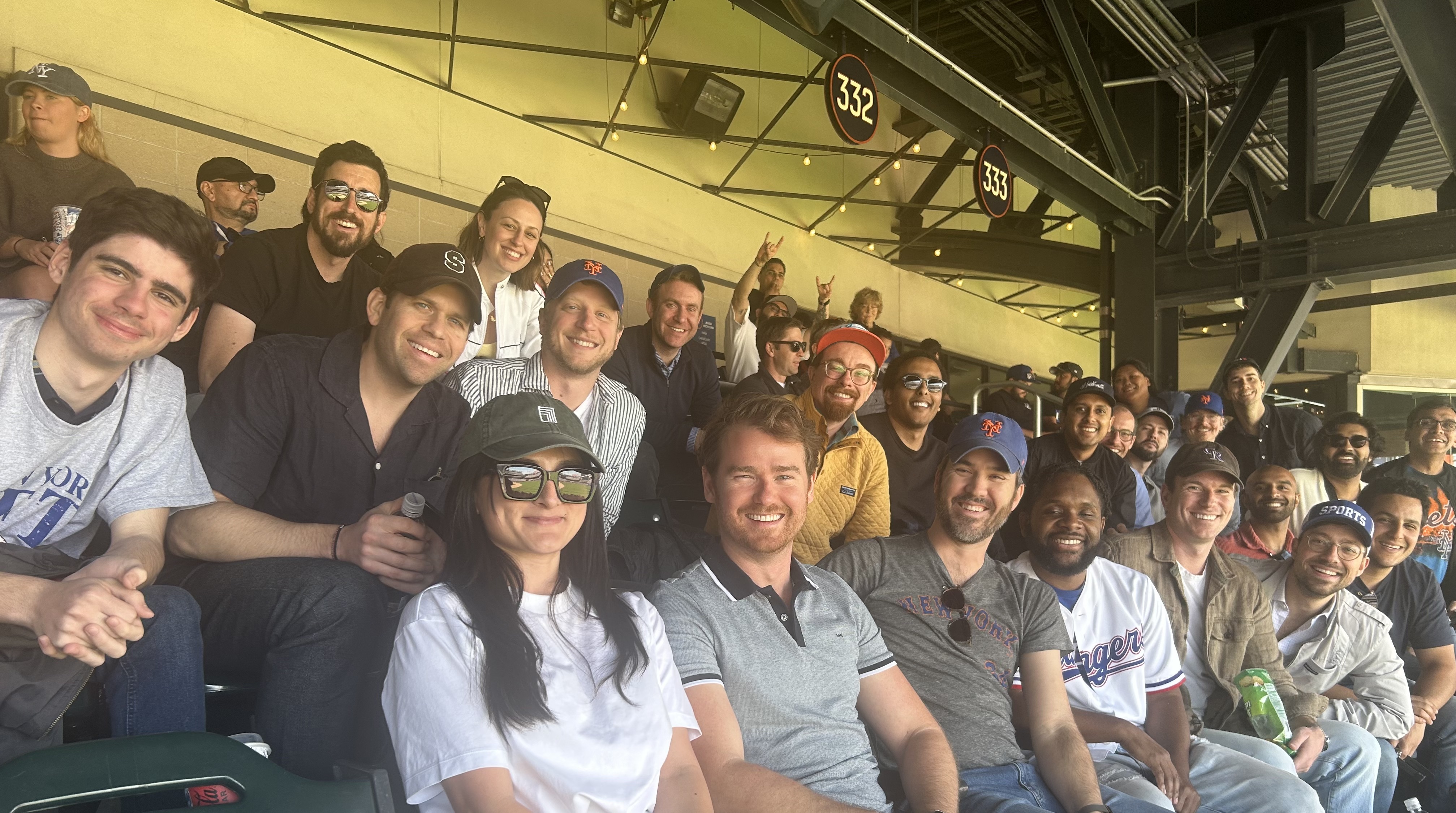 Company Ventures founder community gathered in stadium seating