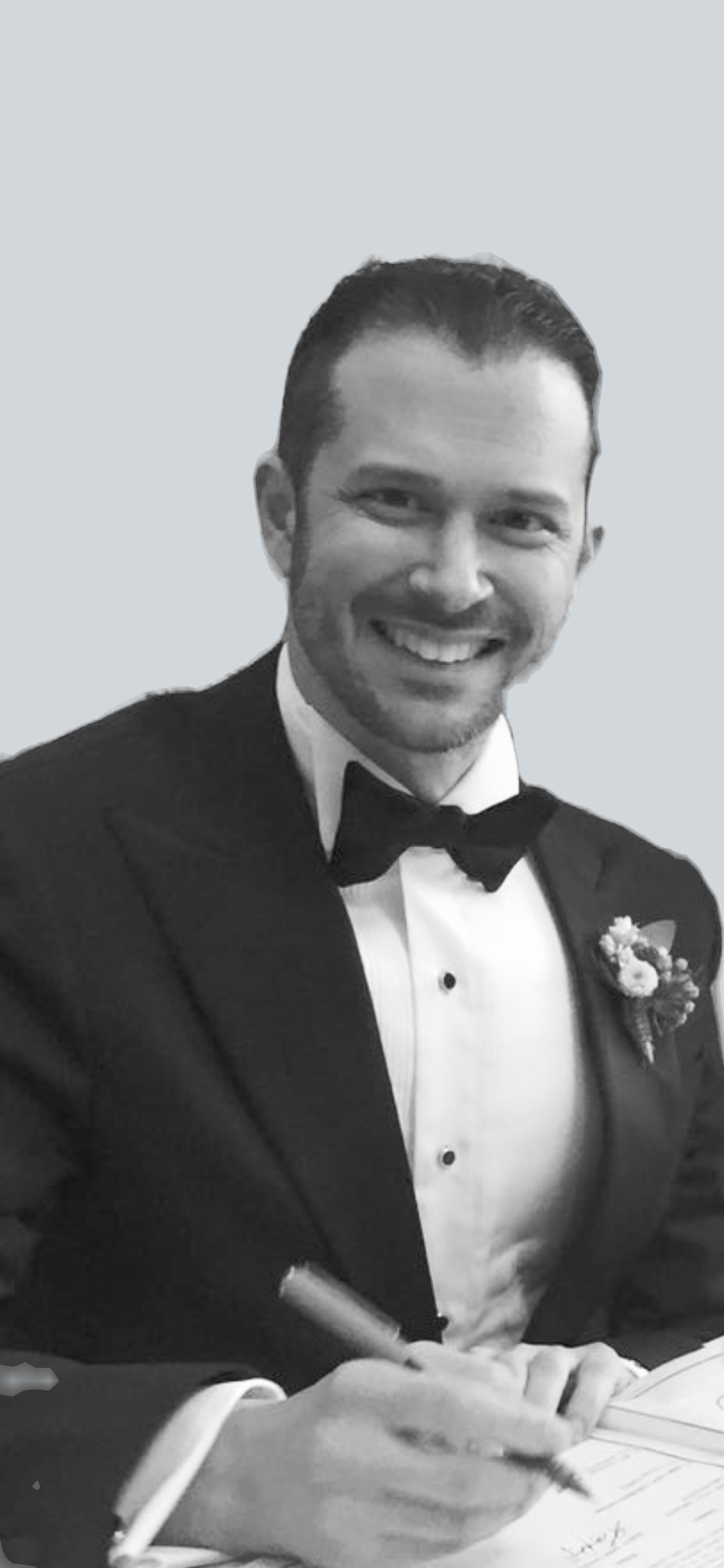 Confatalis co-founder Kerim K. Soyoguz in a black-and-white portrait