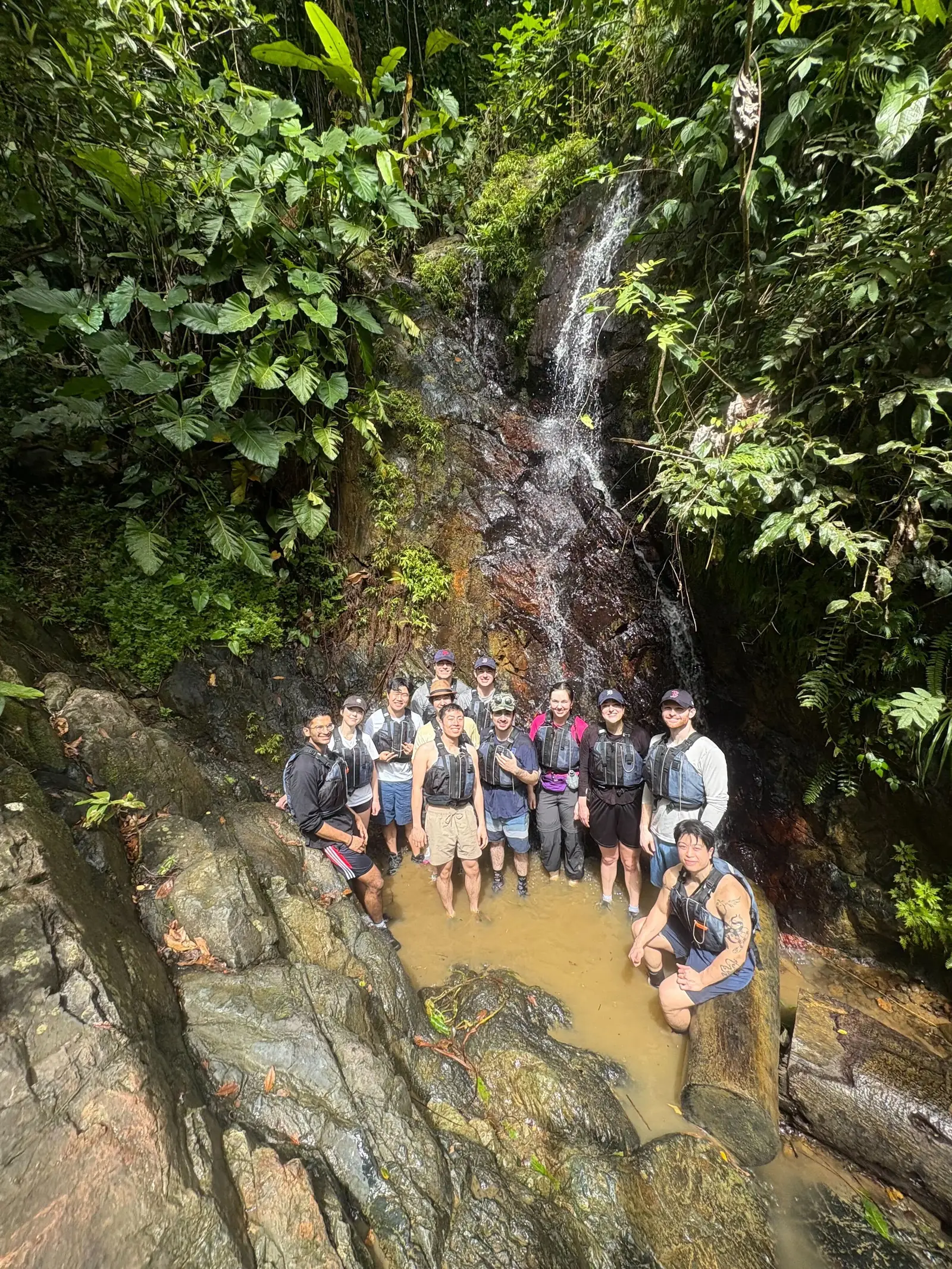 Confido team gathered during a Puerto Rico company trip