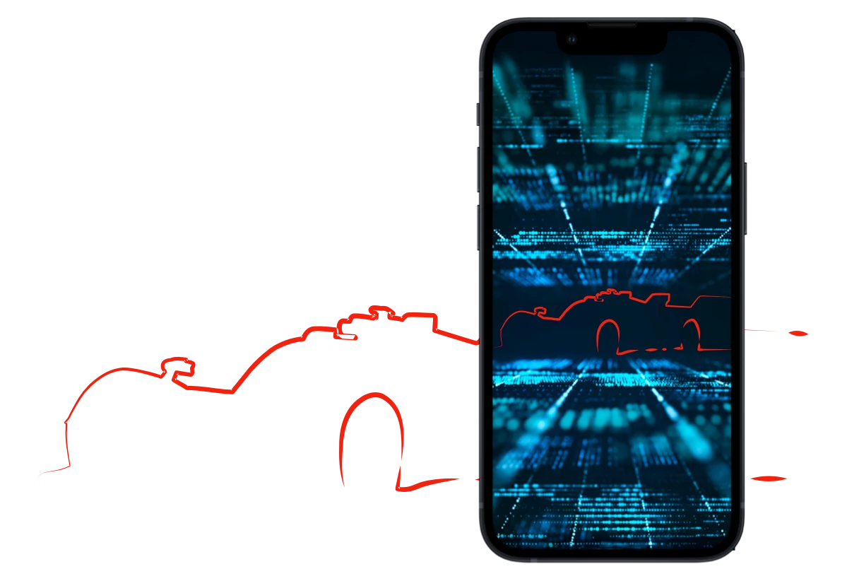 Conio graphic for the planned Ferrari Hyperclub digital wallet project