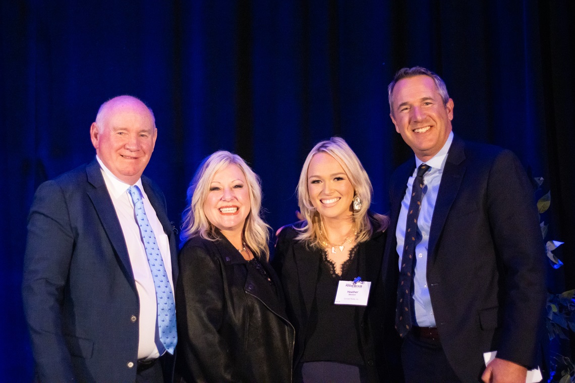 John Featherston, Tina Lapp, Heather Stenson and Brian Joyner at RISMedia’s 2024 awards event