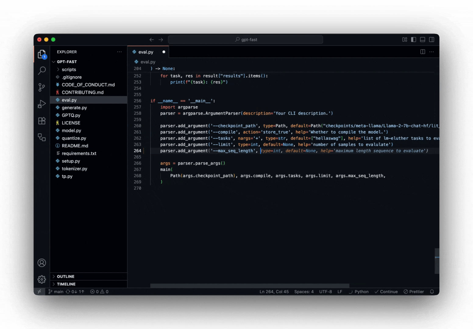 Continue autocomplete suggesting code inline in Visual Studio Code