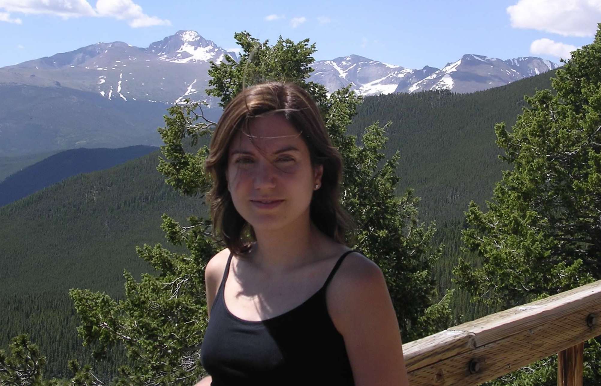Cristina Rossman standing outdoors in Colorado