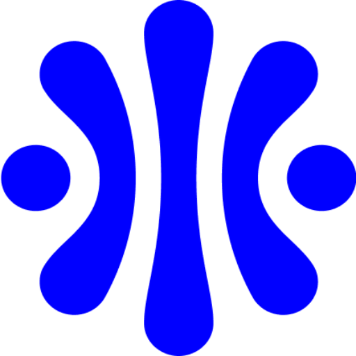 Cromatic company logo, inspired by the endoplasmic reticulum