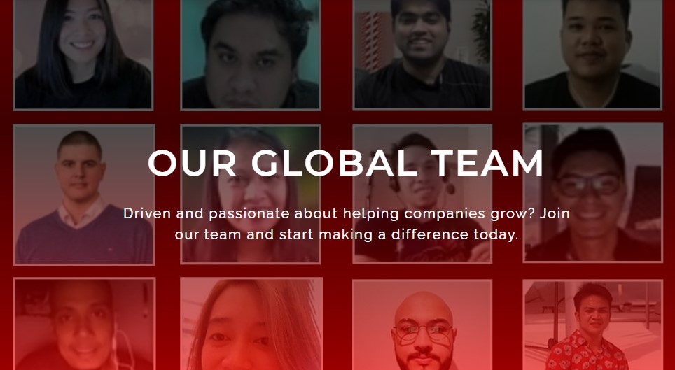 Members of the Crowdcreate global team together