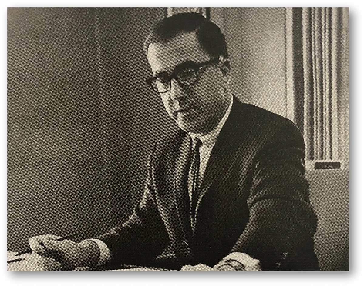 Historical photograph of CRST co-founder Herald Smith