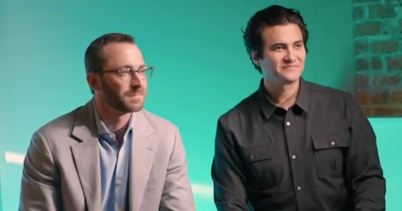 Crusoe co-founders Chase Lochmiller and Cully Cavness seated together