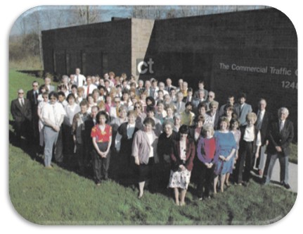 CT Logistics company group photograph from 1984
