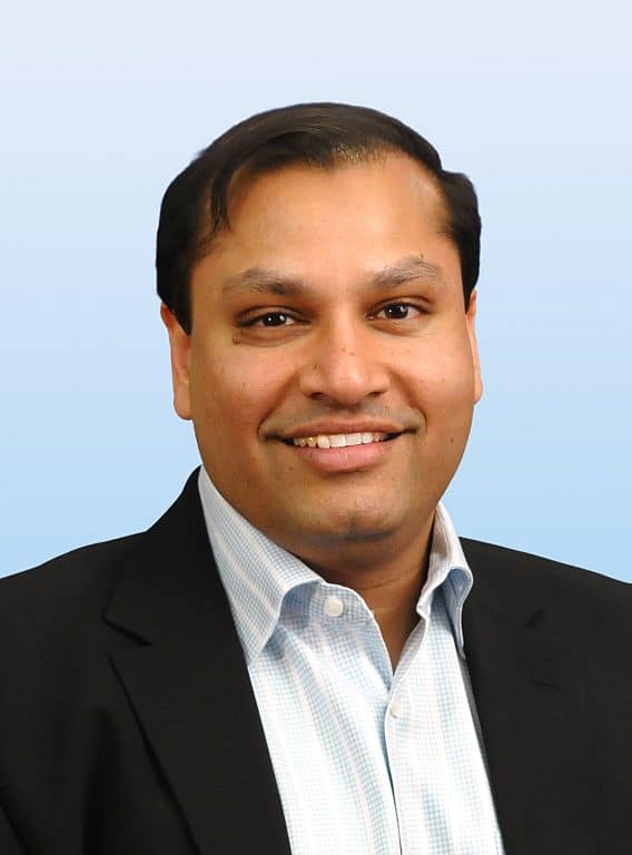 Cvent founder and CEO Reggie Aggarwal in a business portrait