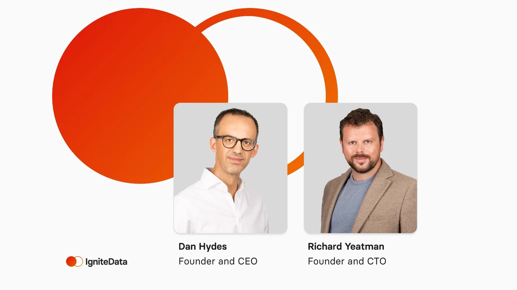 2022 company press graphic showing founders Dan Hydes and Richard Yeatman