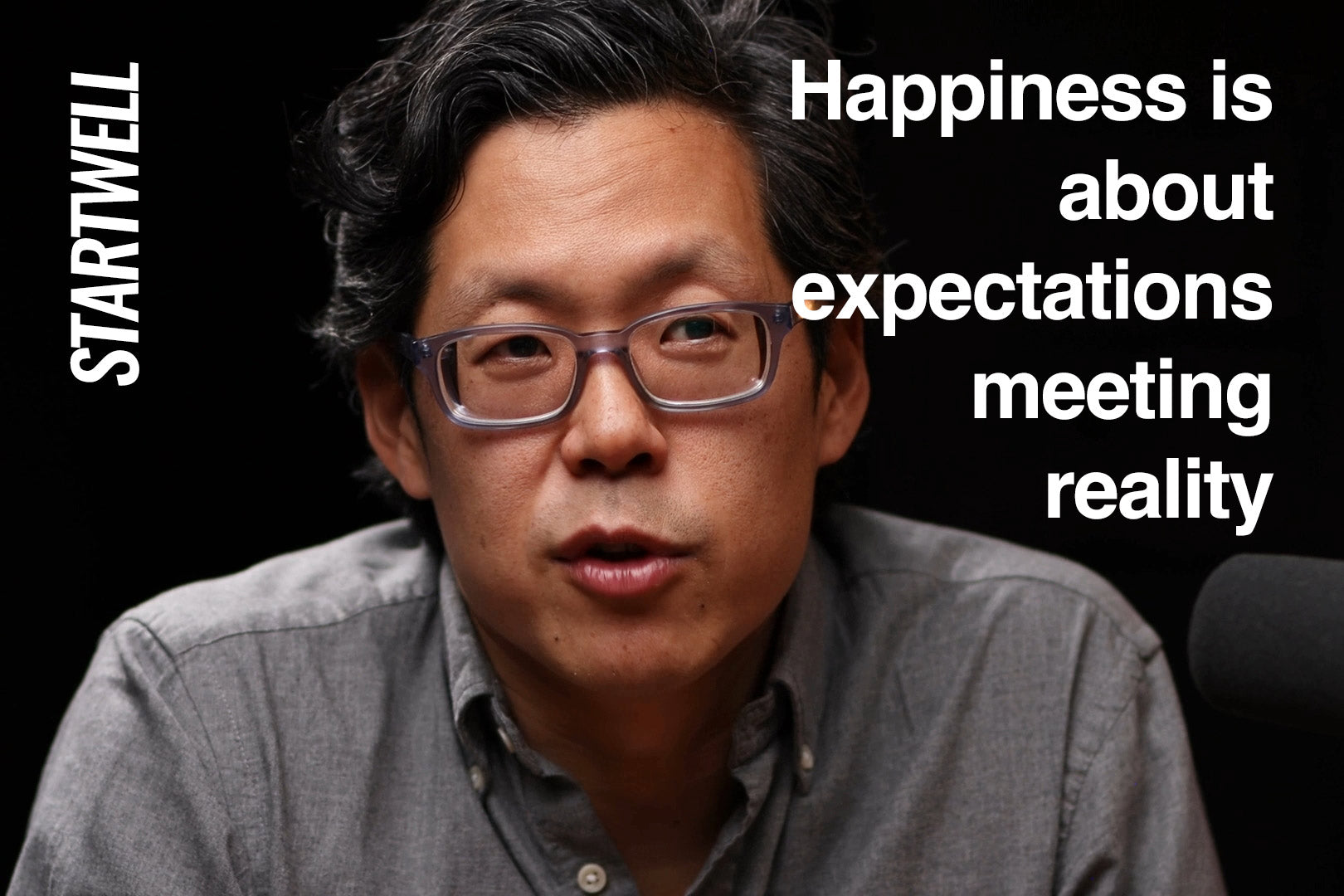 Dan Park speaking during his StartWell interview