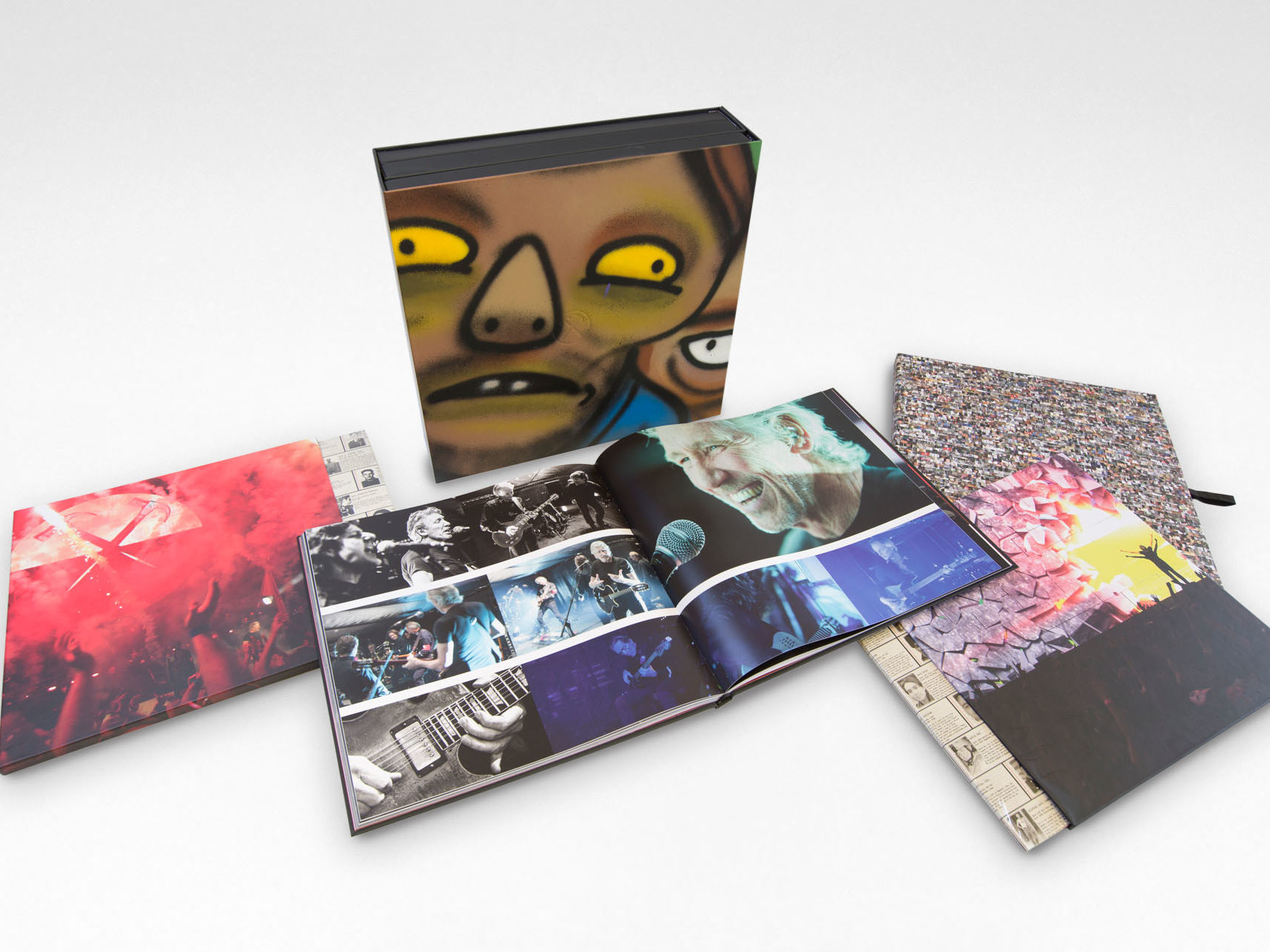 Roger Waters The Wall collector’s box, printed book and artwork produced by DVC