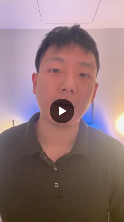 Daniel Ho speaking directly to camera in an Apten product video