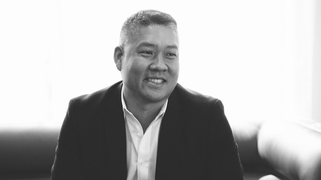 Daniel Lee seated during Aquila's Leading Perspectives interview