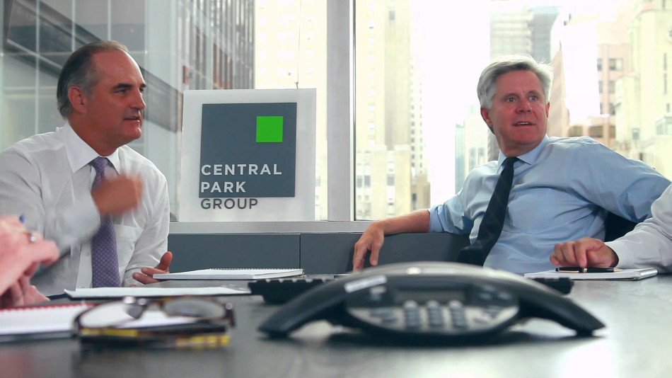 Central Park Group partners in a New York conference room