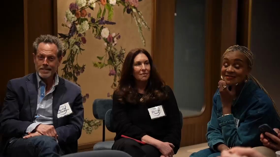 Ken Pilot, Dara Pauker and Brandice Daniel seated together at the Consortium Brand Partners Consumer Retail Conference