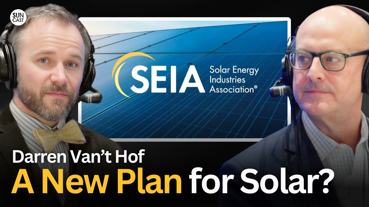 Darren Van’t Hof speaking with SunCast host Nico Johnson about SEIA and the outlook for solar in 2026