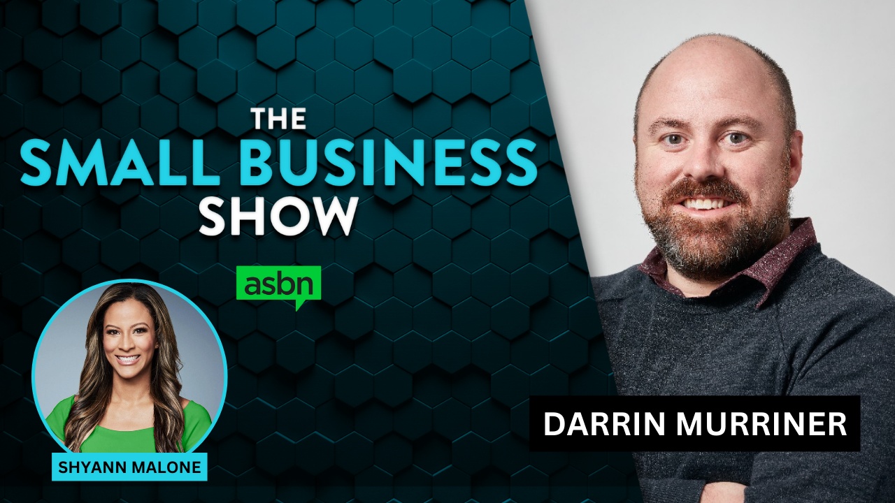 ASBN promotional artwork for Darrin Murriner's appearance on The Small Business Show