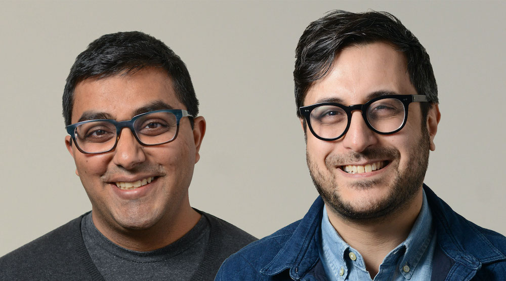 Harish Agarwal and Dave Zohrob smiling against a neutral background
