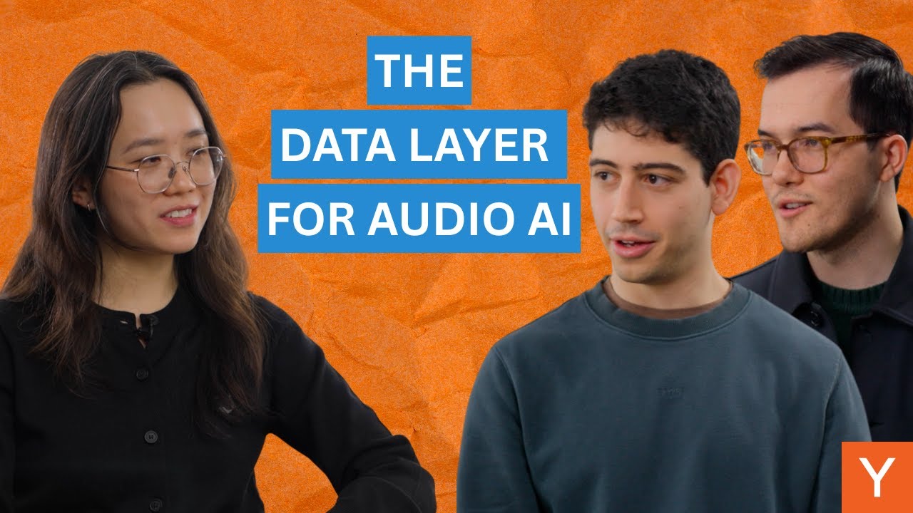 YC interviewer Diana Hu with David AI founders Tomer Cohen and Ben Wiley in an interview thumbnail