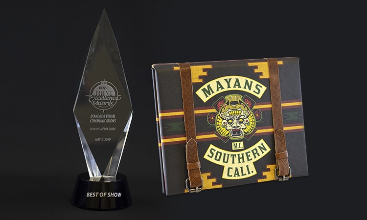 DVC’s Mayans media kit with its distinctive canvas and leather detailing