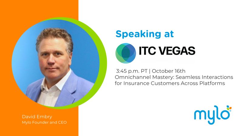 Event graphic announcing David Embry speaking at ITC Vegas