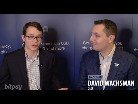 David Wachsman speaking with an interviewer at Consensus 2019