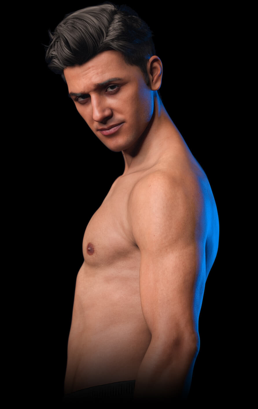 Official Daz Michael 9 promotional render showing the Genesis 9 character