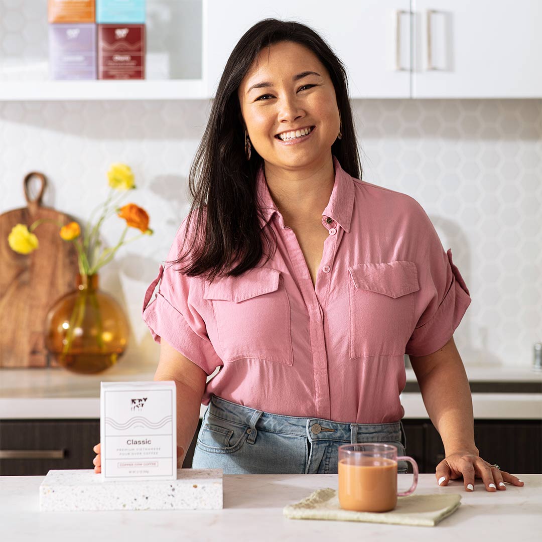 Debbie Wei Mullin, founder and CEO of Copper Cow Coffee