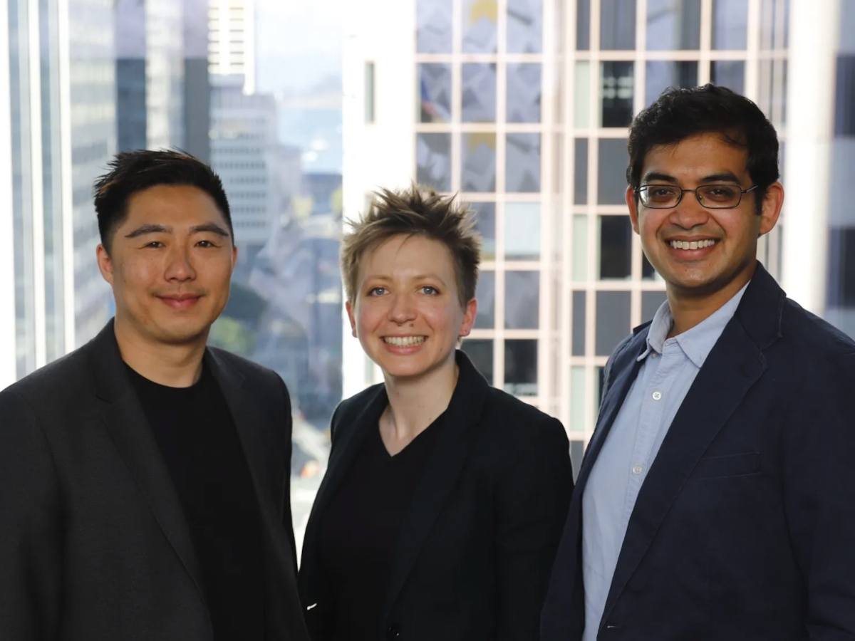 Deborah Hanus, CEO and Co-Founder of Sparrow, with her team