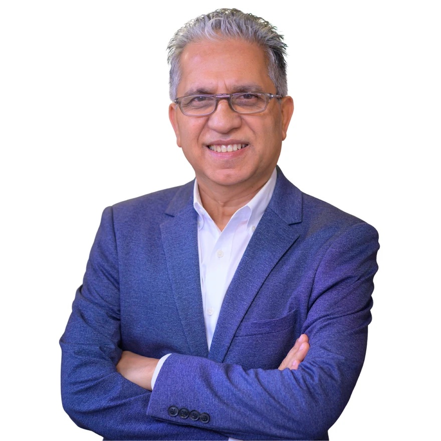 Rudra Pandey, Deerwalk founder, wearing a blue jacket